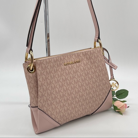 Michael Kors Nicole Triple Compartment Crossbody Bag - Picture 3 of 14